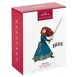 New! Disney Pixar Merida Hallmark Keepsake Ornament 2022 Brave 10th Anniversary